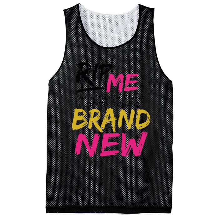 Rip Me Out The Plastic Mesh Reversible Basketball Jersey Tank