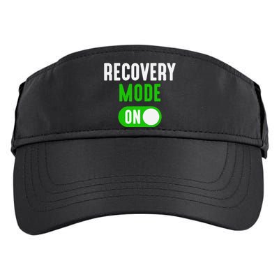 Recovery Mode On Get Well Funny Injury Gift Adult Drive Performance Visor