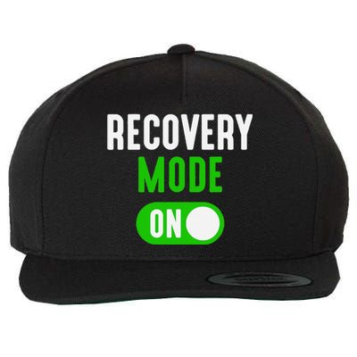 Recovery Mode On Get Well Funny Injury Gift Wool Snapback Cap