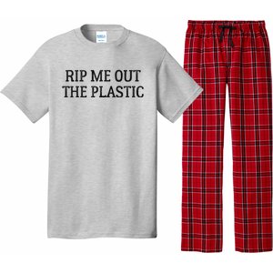 Rip Me Out The Plastic Pajama Set