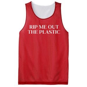 Rip Me Out The Plastic Mesh Reversible Basketball Jersey Tank