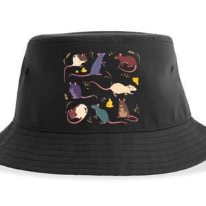 Rat Mouses Of The World Cute Mice Wheat Rodent Field Animals Sustainable Bucket Hat