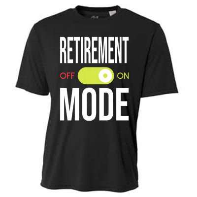 Retirement Mode On Retired Retiree Pension Retiring Cooling Performance Crew T-Shirt