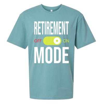 Retirement Mode On Retired Retiree Pension Retiring Sueded Cloud Jersey T-Shirt