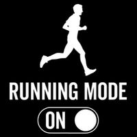 Running Mode On Gift Marathon Running Gift 7-Panel Snapback Hat
