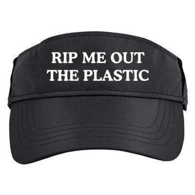 Rip Me Out The Plastic Adult Drive Performance Visor