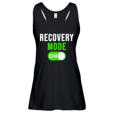 Recovery Mode On Get Well Gift Funny Injury Ladies Essential Flowy Tank