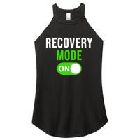 Recovery Mode On Get Well Gift Funny Injury Women's Perfect Tri Rocker Tank