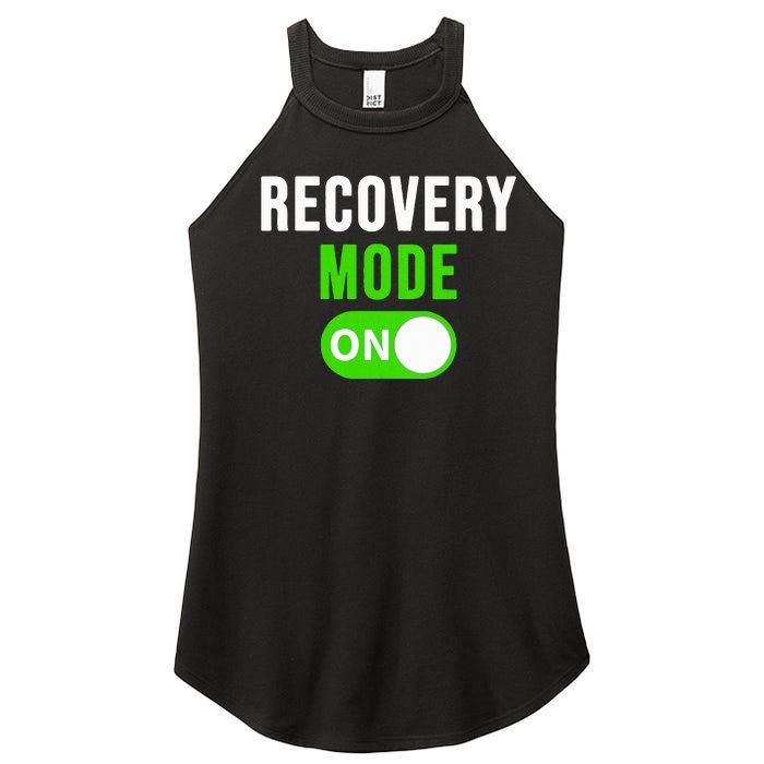 Recovery Mode On Get Well Gift Funny Injury Women's Perfect Tri Rocker Tank