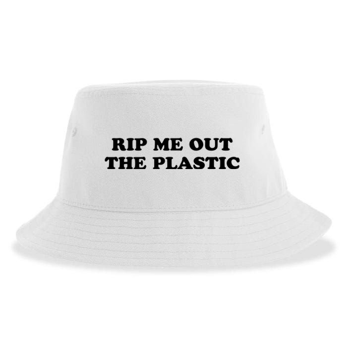 Rip Me Out The Plastic Sustainable Bucket Hat