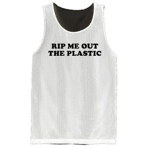 Rip Me Out The Plastic Mesh Reversible Basketball Jersey Tank