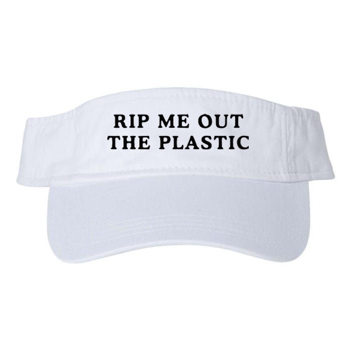 rip me out the plastic Valucap Bio-Washed Visor