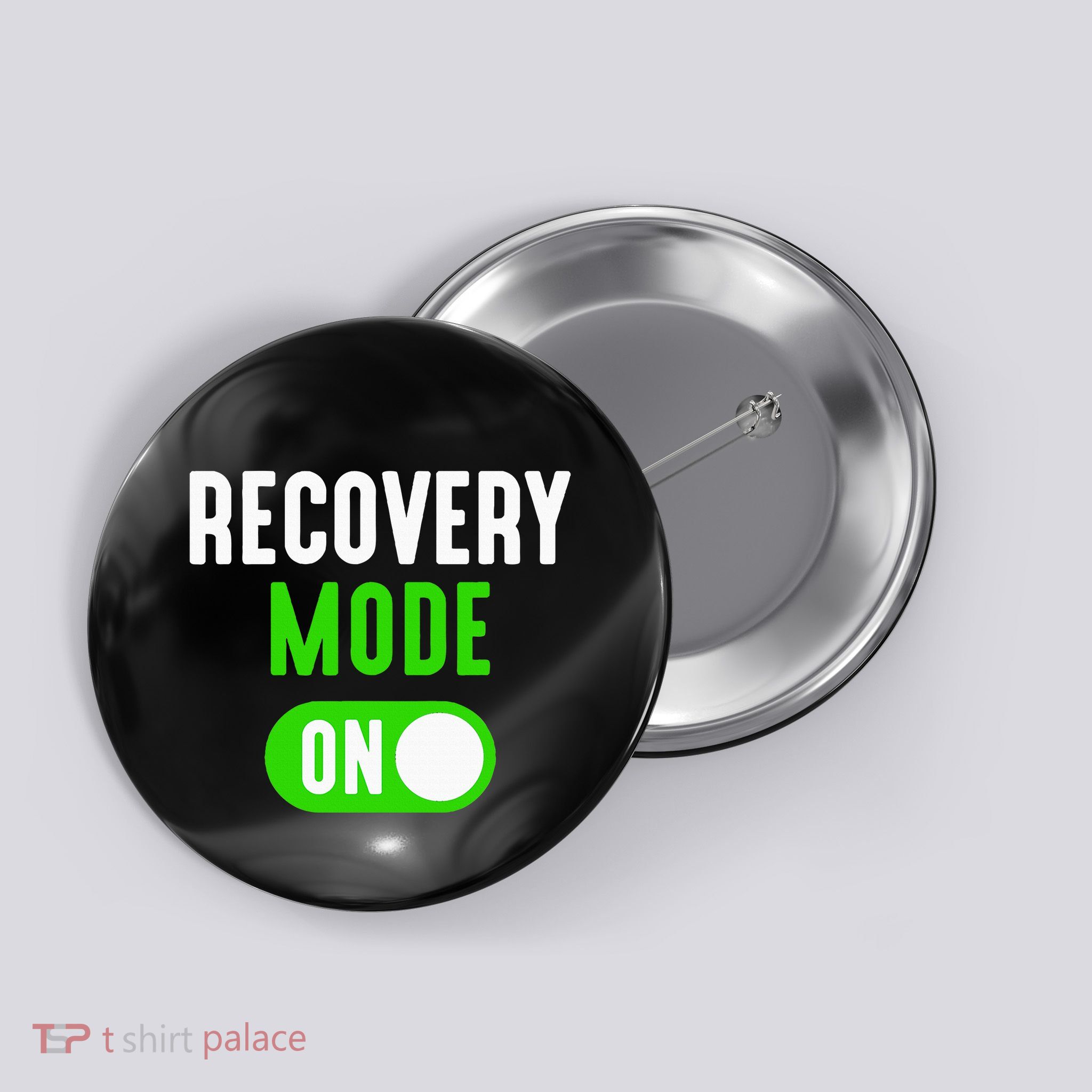Recovery Mode On Get Well Funny Injury Gift Button