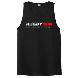 Rugby Mom Only Way Cooler Rugby Funny Ball Sport Rugby Premium PosiCharge Competitor Tank