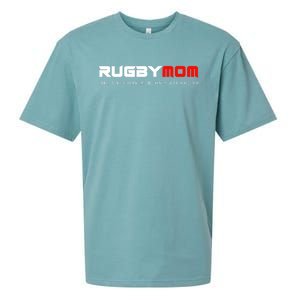 Rugby Mom Only Way Cooler Rugby Funny Ball Sport Rugby Premium Sueded Cloud Jersey T-Shirt