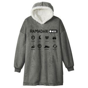 Ramadan Mode On Eid Mubarak Ramadan Kareem Family Matching Hooded Wearable Blanket