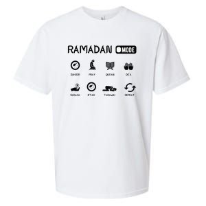 Ramadan Mode On Eid Mubarak Ramadan Kareem Family Matching Sueded Cloud Jersey T-Shirt