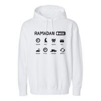 Ramadan Mode On Eid Mubarak Ramadan Kareem Family Matching Garment-Dyed Fleece Hoodie