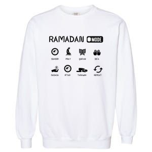 Ramadan Mode On Eid Mubarak Ramadan Kareem Family Matching Garment-Dyed Sweatshirt