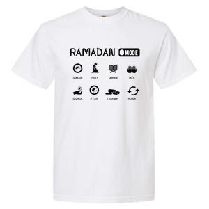 Ramadan Mode On Eid Mubarak Ramadan Kareem Family Matching Garment-Dyed Heavyweight T-Shirt