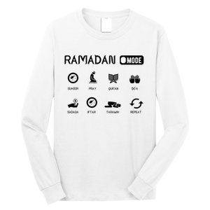 Ramadan Mode On Eid Mubarak Ramadan Kareem Family Matching Long Sleeve Shirt