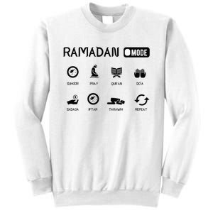 Ramadan Mode On Eid Mubarak Ramadan Kareem Family Matching Sweatshirt