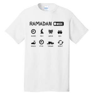 Ramadan Mode On Eid Mubarak Ramadan Kareem Family Matching Tall T-Shirt