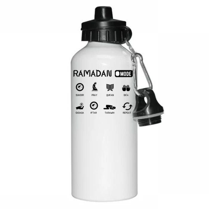 Ramadan Mode On Eid Mubarak Ramadan Kareem Family Matching Aluminum Water Bottle