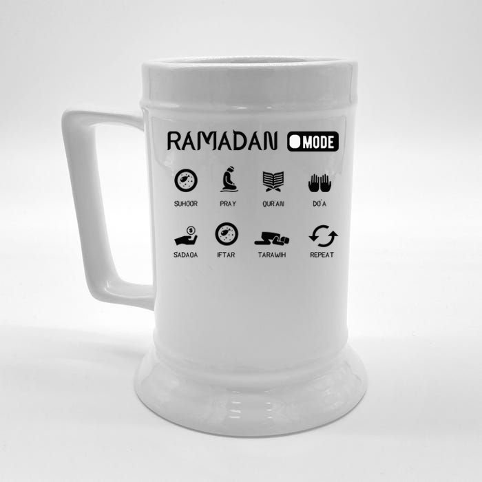 Ramadan Mode On Eid Mubarak Ramadan Kareem Family Matching Beer Stein