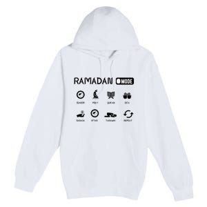 Ramadan Mode On Eid Mubarak Ramadan Kareem Family Matching Premium Pullover Hoodie