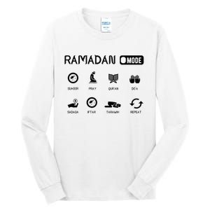 Ramadan Mode On Eid Mubarak Ramadan Kareem Family Matching Tall Long Sleeve T-Shirt