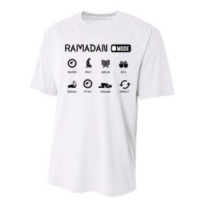 Ramadan Mode On Eid Mubarak Ramadan Kareem Family Matching Performance Sprint T-Shirt