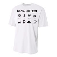 Ramadan Mode On Eid Mubarak Ramadan Kareem Family Matching Performance Sprint T-Shirt