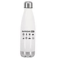 Ramadan Mode On Eid Mubarak Ramadan Kareem Family Matching Stainless Steel Insulated Water Bottle