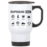 Ramadan Mode On Eid Mubarak Ramadan Kareem Family Matching Stainless Steel Travel Mug