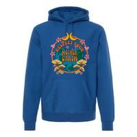 Respect Mother Planet Earth Day Groovy Hippie Mushroom Funny Great Gift Premium Hoodie