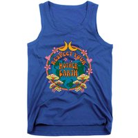 Respect Mother Planet Earth Day Groovy Hippie Mushroom Funny Great Gift Tank Top