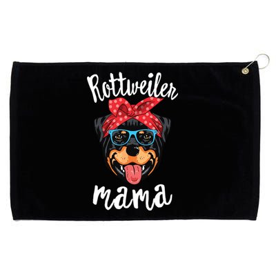 Rottweiler Mama Puppy Mom Dog Mama Lover Gift Grommeted Golf Towel