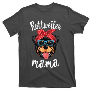 Rottweiler Mama Puppy Mom Dog Mama Lover Gift T-Shirt