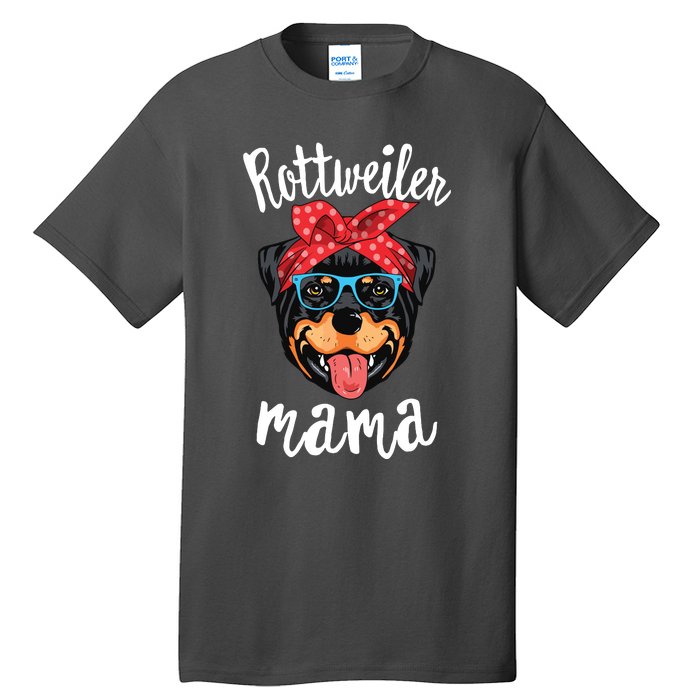 Rottweiler Mama Puppy Mom Dog Mama Lover Gift Tall T-Shirt