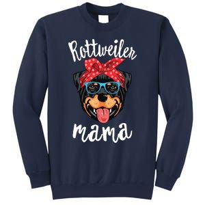 Rottweiler Mama Puppy Mom Dog Mama Lover Gift Sweatshirt