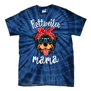 Rottweiler Mama Puppy Mom Dog Mama Lover Gift Tie-Dye T-Shirt