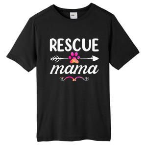 Rescue Mama Pet Lovers Mothers Day Dog Mom Tall Fusion ChromaSoft Performance T-Shirt