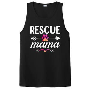 Rescue Mama Pet Lovers Mothers Day Dog Mom PosiCharge Competitor Tank