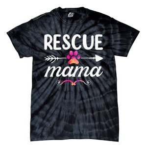 Rescue Mama Pet Lovers Mothers Day Dog Mom Tie-Dye T-Shirt