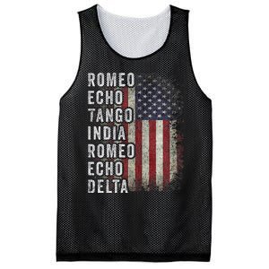 Retired Military Phonetic Alphabet Retirement Announcement Mesh Reversible Basketball Jersey Tank