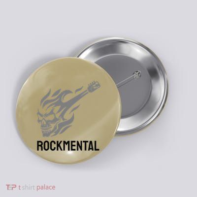 Rockmental Mosh Pit Gear Button