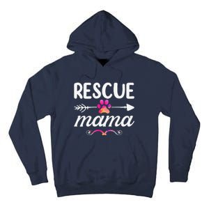 Rescue Mama Pet Lovers  Mothers Day Dog Mom Tall Hoodie