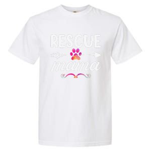 Rescue Mama Pet Lovers  Mothers Day Dog Mom Garment-Dyed Heavyweight T-Shirt