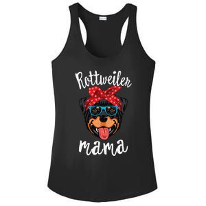 Rottweiler Mama Puppy Mom Dog Mama Lover Gift Ladies PosiCharge Competitor Racerback Tank